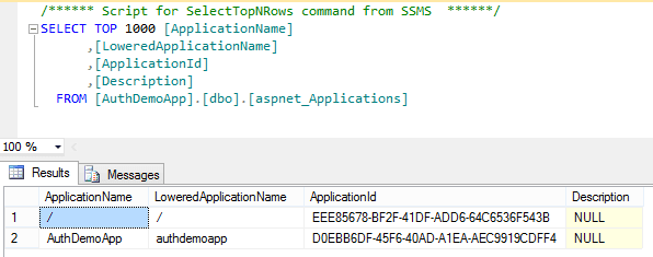 Applications List