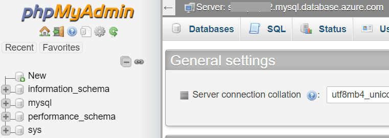 phpMyAdmin on Azure!