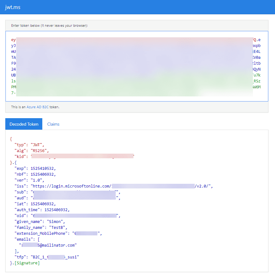 jwt.ms sample