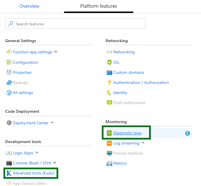 Diagnostics Logs