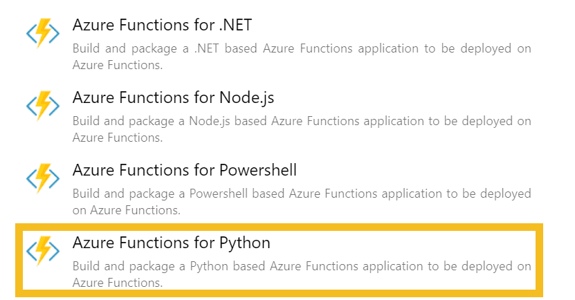 Python Functions Build Template