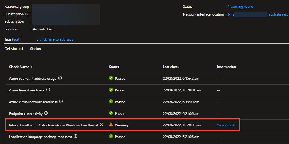 Dev Box - provisioning log