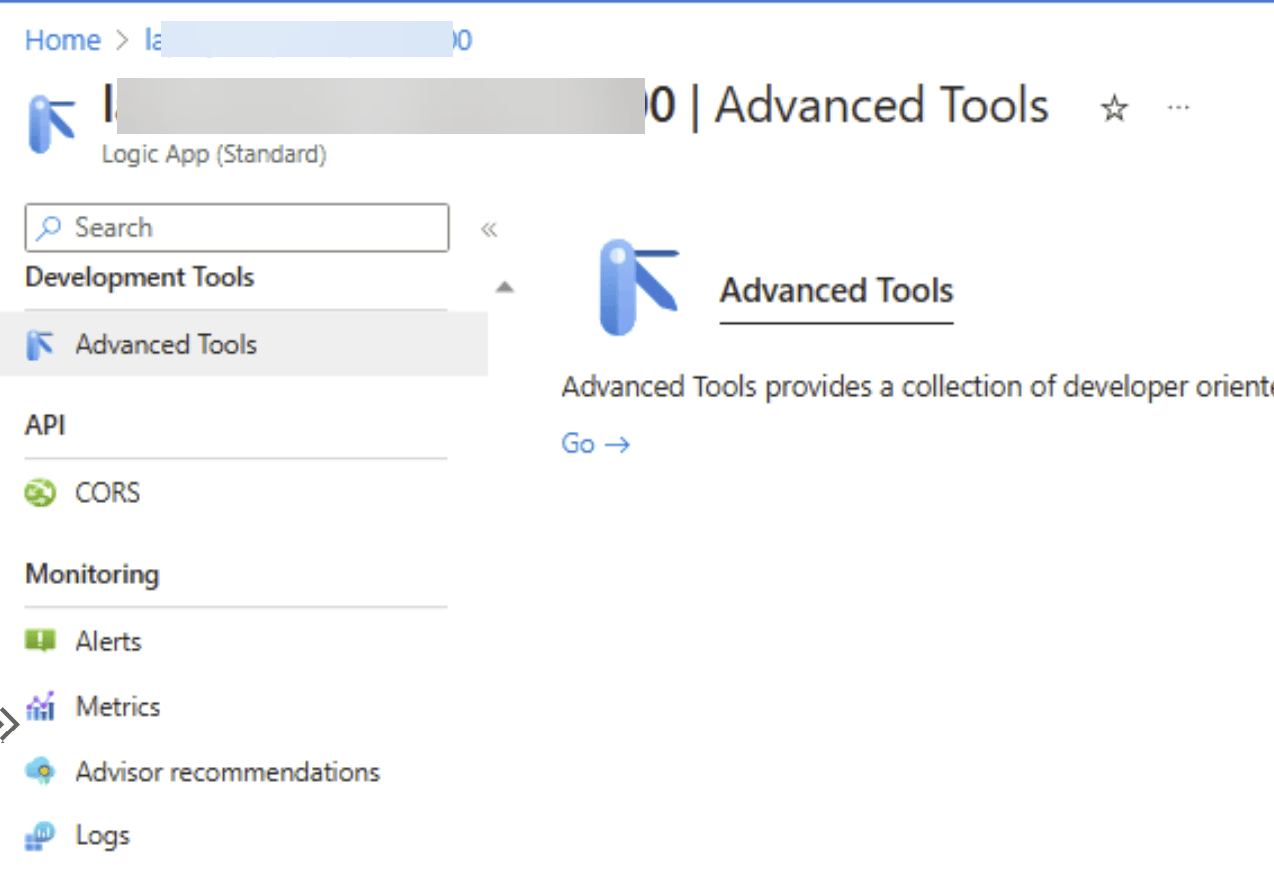 Logic App Standard - Advanced tools (kudu)