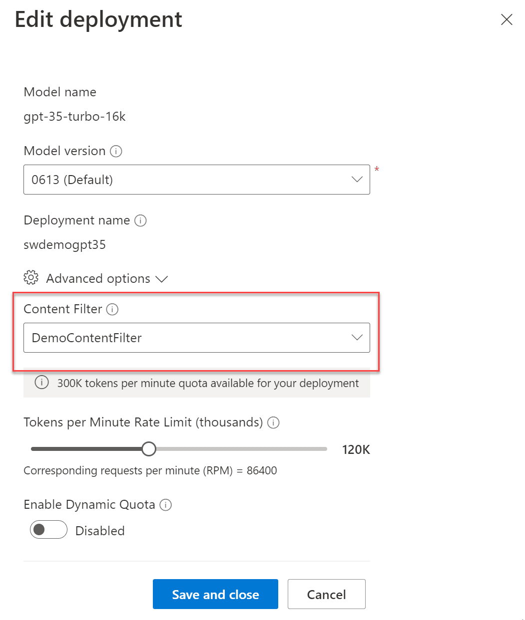 Updating a model deployment!