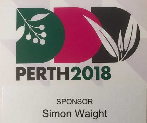 DDD Perth badge
